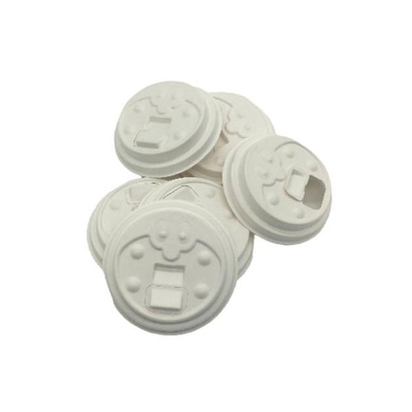 Buy Biodegradable Disposable 80mm Sugarcane Bagasse Cup Lid at wholesale prices