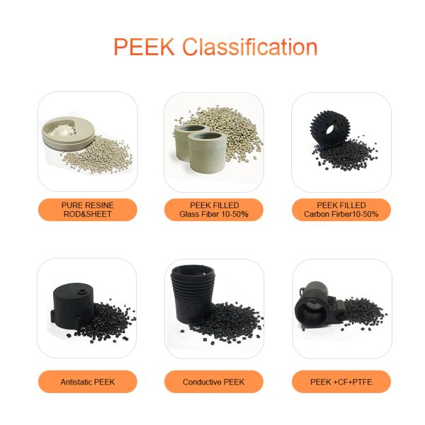 High Temperature Resistant PEEK Resin Molding Pellets Raw Plastic Granules