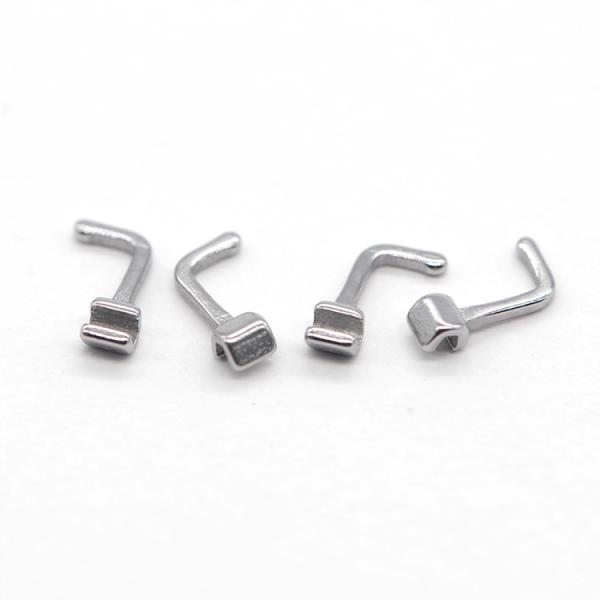 Crimpable Orthodontic Hook with 90 Degree Bending Left and Right Configuration