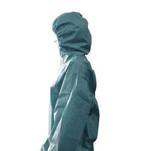 50gsm SMS PP Nonwoven Disposable Coverall Isolation Gown