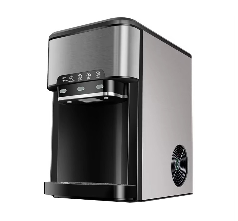Quality 25kg Bullet Ice Making Machine for Small Home and Commercial 3 in 1 Water Dispenser Single Ice Time 8-12 Minutes for sale