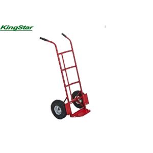 Commercial Red Folding Hand Trucks And Trolleys With Heavy Duty Welded Frame