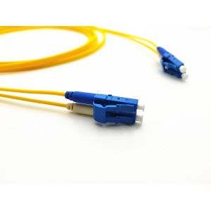 Short Boot Fiber Optic Jumper Cables LC LC Single Mode Duplex G657A LSZH 3