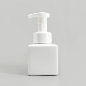 White Square 42mm 8.45oz Foam Pump Bottle