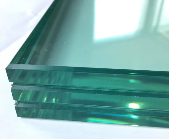 Edge Polished Tempered Over Laminated Glass With Custom Size