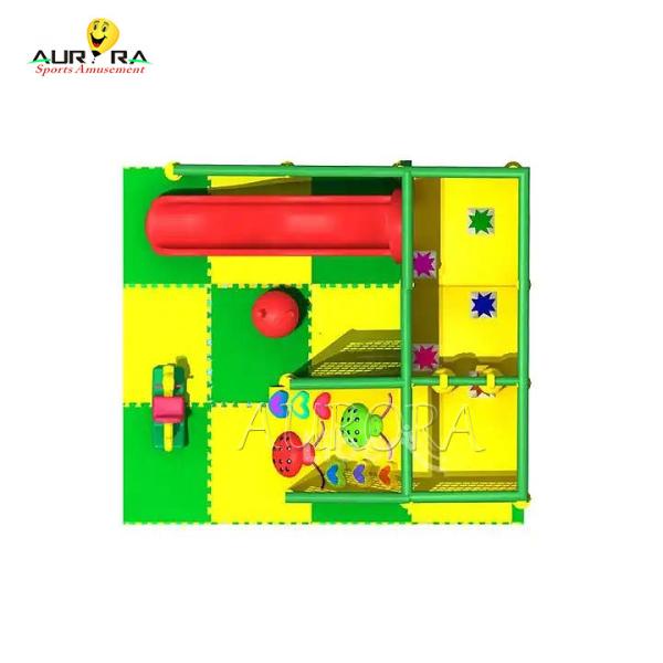Toddle Indoor Soft Play Equipment Yellow Green Red Customized Design