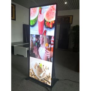 75/86 Inch Aluminum frame 450cd/m2 Indoor Digital Signage