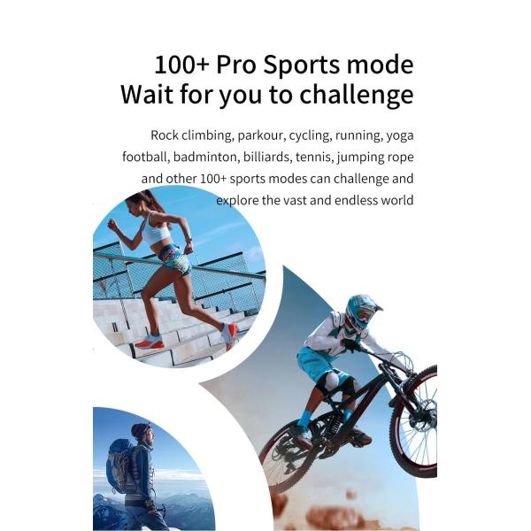 HD Round Screen SK27 Smart Watch 1.58 Inch Men Fitness Tracker Watch Waterproof IP68