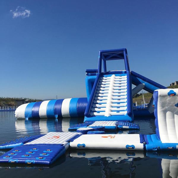 Buy Giant Inflatable Water Tower With Blob For Aqua Park at wholesale prices
