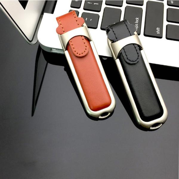 8GB 16GB 32GB PU Leather USB Flash Drive Fast Speed 80MB/S 2.0 3.0