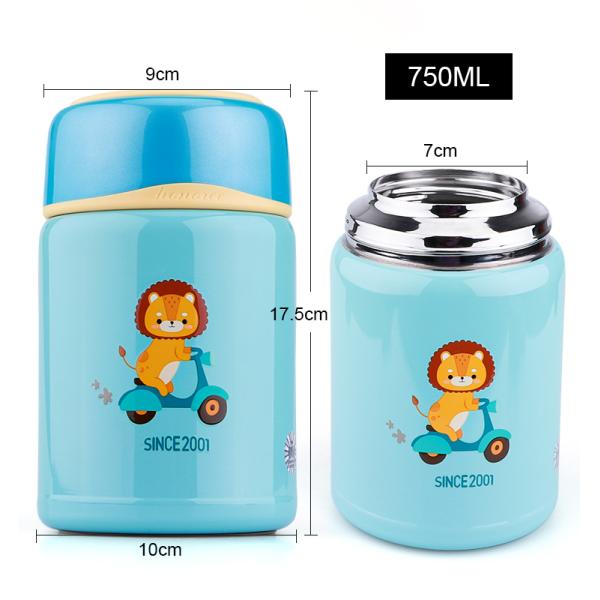 Kids school food flask stainless steel food storage container stainless steel soup container smoldering pot thermo hot food pot