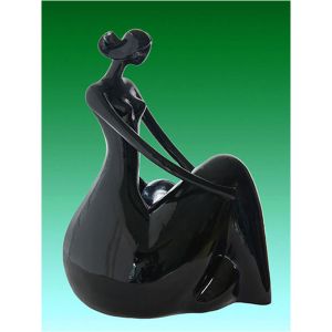 Tranquility Goddess Glossy Resin Garden Fountains Polyresin Water Fountain 12