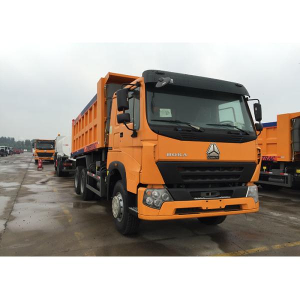 30 - 40 Tons SINOTRUK Dump Truck LHD 371HP 6X4 For Loading Construction Material