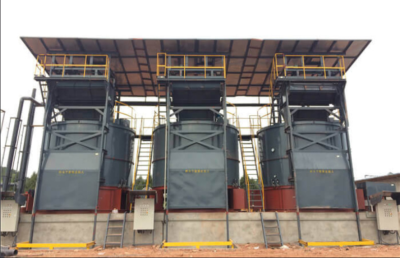 Energy Saving Industrial Composting Machine System Plant Environmental Friendly