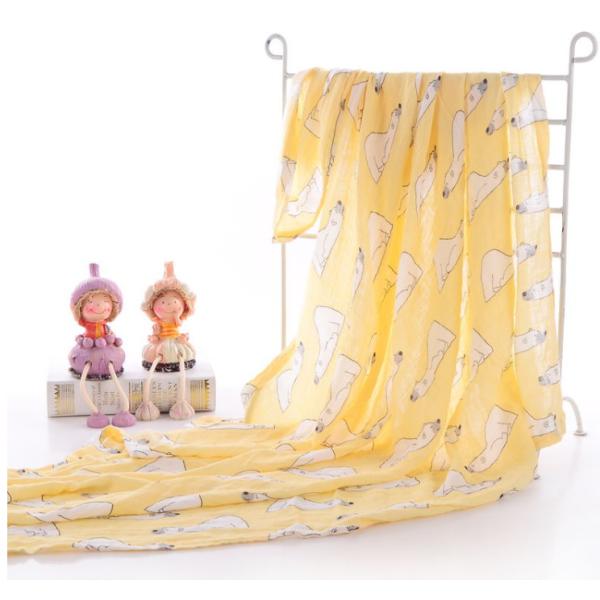 Animal Print Double Gauze Muslin Fabric By The Yard 110GSM Muslin Gauze Blanket