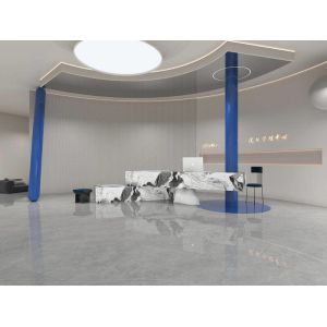 Gray Marble Look 1200x1200mm Polished Glazed Porcelain Tile