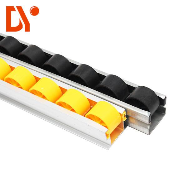 Buy DY-4033 Aluminum Alloy Fluent Strip Edge Wheel Slide Rail Customized Length at wholesale prices
