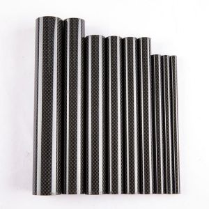 Quality Custom Size Twill Plain Carbon Fiber Tube 14mm 20mm 30mm 80mm 1000mm for sale