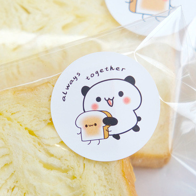 Buy Panda Printed BOPP VOID Packaging Stickers Labels at wholesale prices