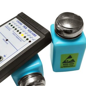 Antistatic Plastic Alcohol Solvent ESD Dispenser Bottle 6OZ Blue