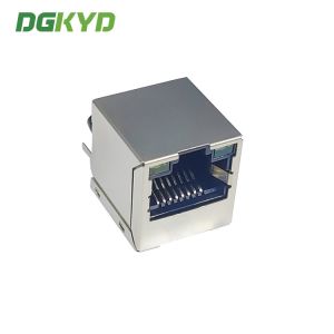 KRJ-1812QYGZNL Gigabit Magnetic modular Rj45 Lan Jack , 1000Mb Metal rj45