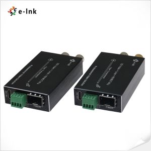 Mini-type 3G-SDI to Fiber Converter with Tally & Reverse RS485 over a 3G/HD-SDI