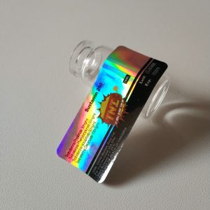 Waterproof Laser PET 10ml Hologram vial Vial Labels