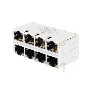 LPJG47561A55NL 1000 Base-T Integrated Magnetics 2x4 Port With Leds RJ45