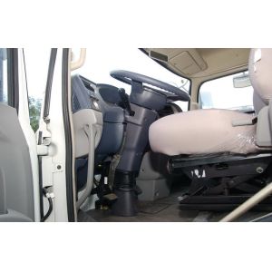 White Cargo Van Truck 4x2 185 HP DFL11408 For Transferring Goods / Fruits