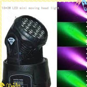 18PCSx3W led moving head wash light
