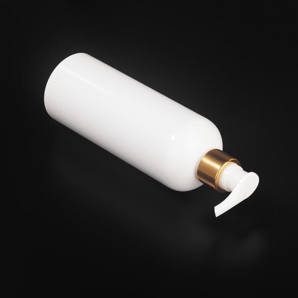 OEM Cosmetic Lotion Bottle , Reusable Gold Pump Bottle For Thick Cream