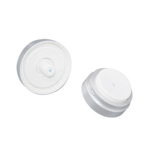 30ml 50ml Matte Silver Airless Cream Jar Cosmetic Containers