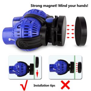 Direct Plastic Double Head Aquarium Water Pump Wave Making