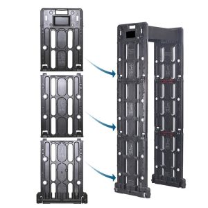 Portable Walk Through Metal Detector , High Speed Detection Body Metal Detector