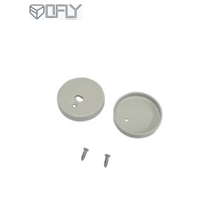 Suspended Aluminum LED Strip Extrusions Anodized 30mm Round 270 Degree