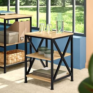 Side Table End Table Nightstand, Easy to Assemble, For Living Room Bedroom,