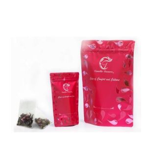 China Laminated Material Custom Resealable k Standing Up Pouch Aluminum Foil Green Tea Package Bags on sale