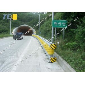 Road Traffic Highway Roller Barrier Polyurethane Roller Guardrail RBD245