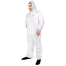 Custom Made Elastic Duff Coveralls Workwear Disposable PPE Bulk