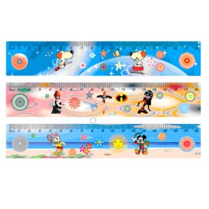 PLASTIC LENTICULAR Custom Promotional Plastic Flexible Measuring Ruler With 3D