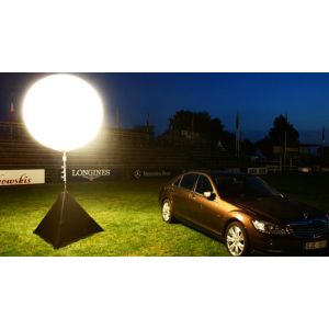 Powermoon Type Soft Moon Balloon Light For Night Party Events Illuminate And