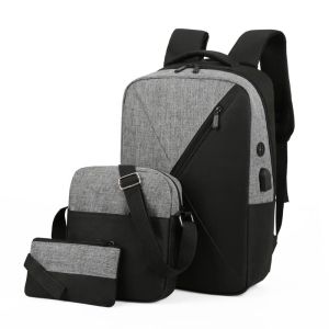 1.37 Inch 3 Piece Backpack Set BSCI Waterproof Backpacks For Computers