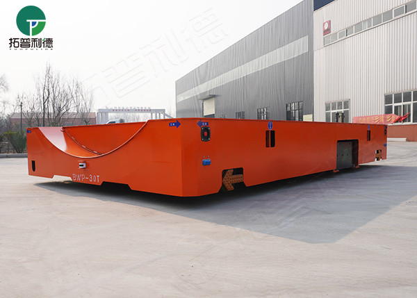 Buy PU Wheel Trackless Electric Moving Cart Trolley at wholesale prices