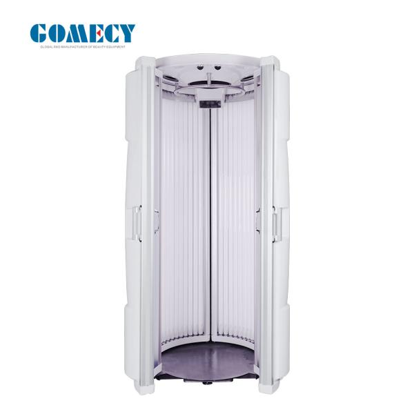 Buy Commercial Standing Sunless Tanning Bed Whole Body 48pcs Cosmedico Lamps at wholesale prices
