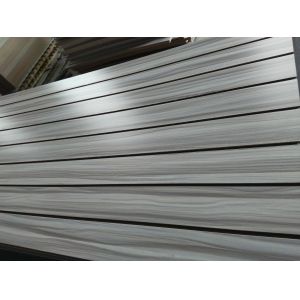 Exhibition Hook Prelaminated MDF Board , Grooved UV 18mm MDF Sheet 1200x2400mm