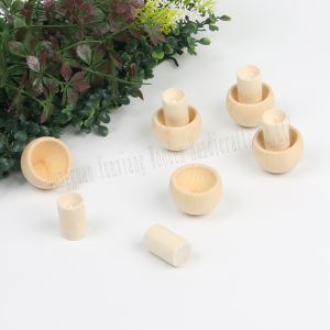 Wooden Roly Poly Essential Oil Diffuser for Aromatherapy