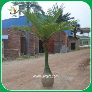 China UVG PTR020 artificial indoor decorative palm tree with unique trunk for hotel foyer decor on sale