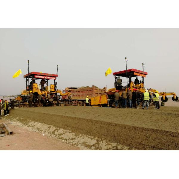 Accurate Paver 3D Intelligent Control Slipform Paver Vehicle Leveling System