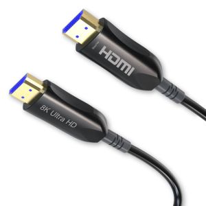 30AWG High Speed Fiber Optical HDMI Cable 18Gpbs 4k 60Hz Supports Ethernet