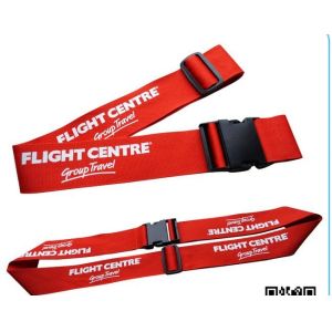 Any Color Personalised Suitcase Straps , Travel Bag Straps With Plastic Buckle